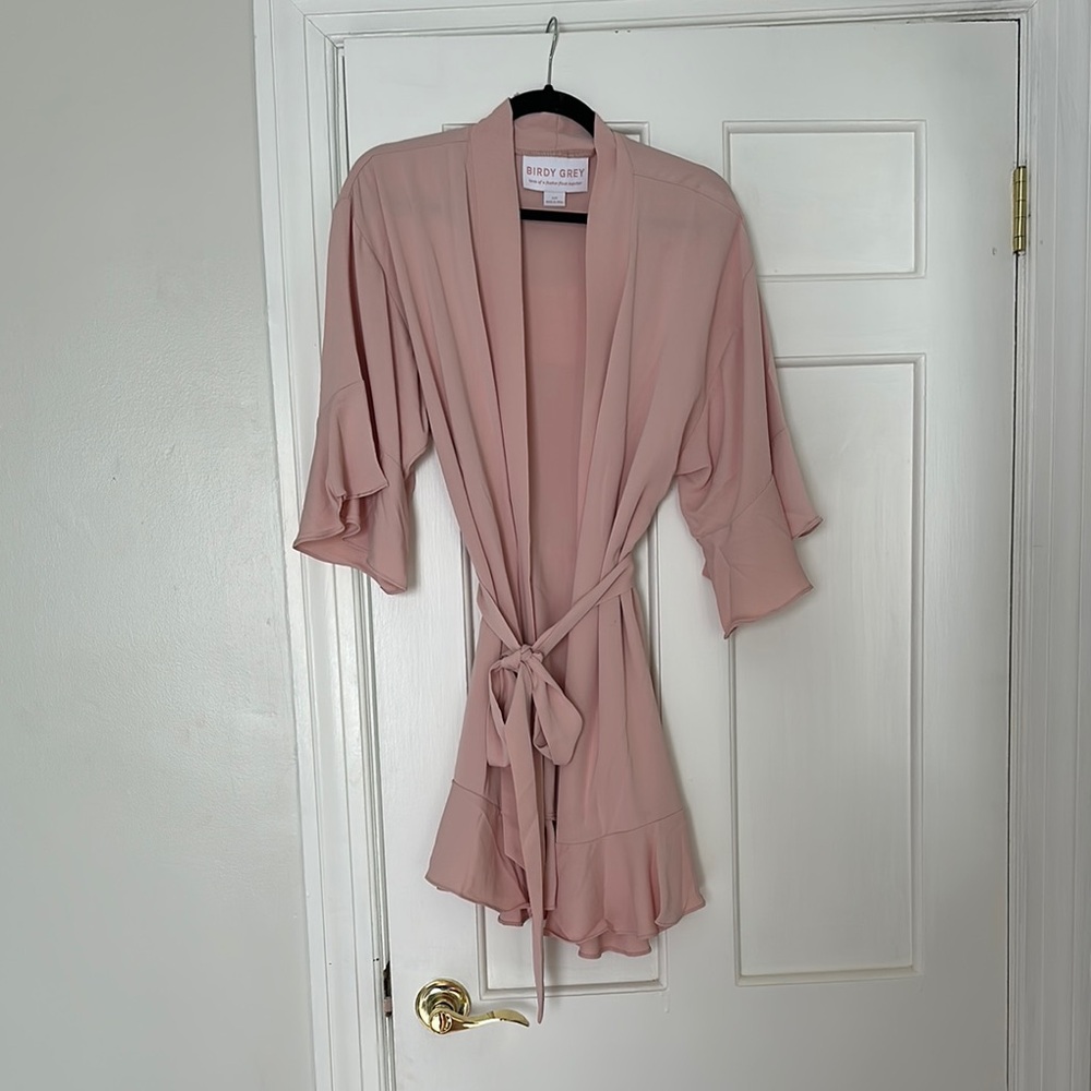 Women's Birdy Grey Light Pink Robe